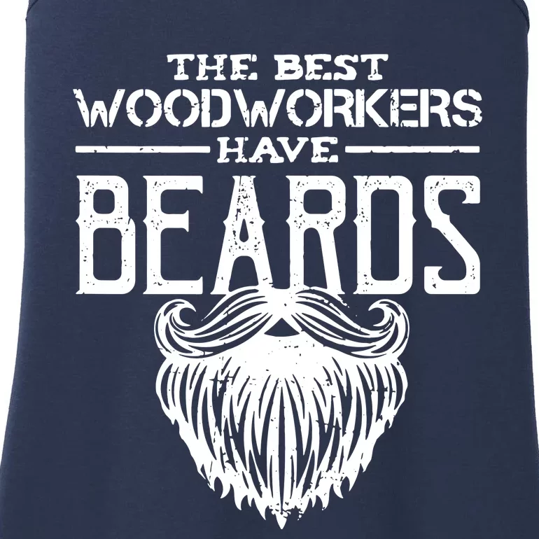 Woodworking Gift Woodworker Carpentry Beard Ladies Essential Tank