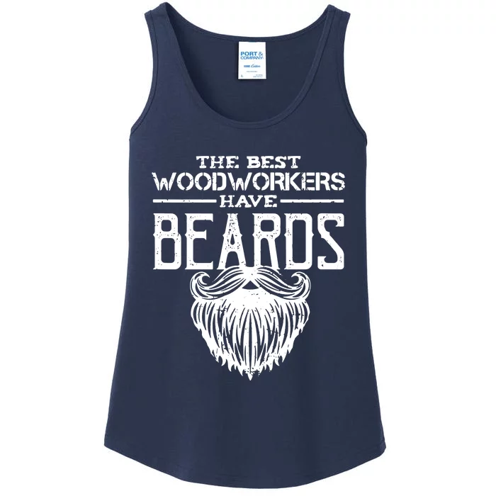 Woodworking Gift Woodworker Carpentry Beard Ladies Essential Tank