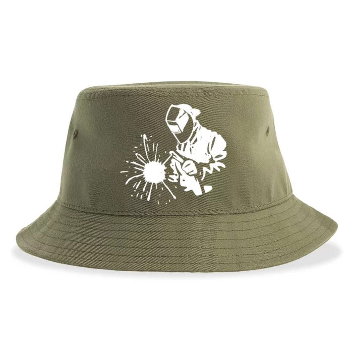 Welder Graduation Sustainable Bucket Hat