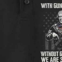 With Guns We Are Citizens Without Guns We Are Subjects Dry Zone Grid Performance Polo