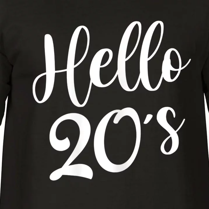 Wo Hello 20's Wo 20 Year Old 20th Birthday Gift Bday Squad Comfort Colors T-Shirt