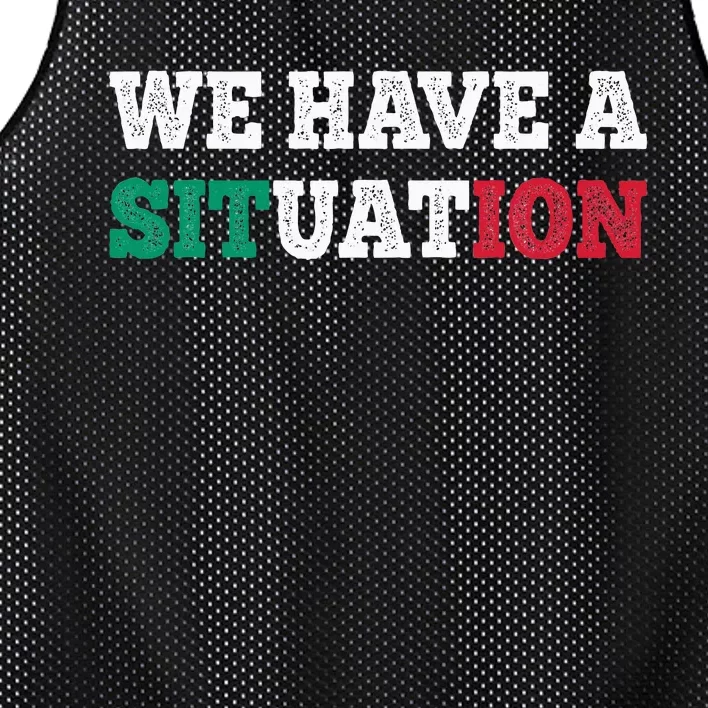 We Have A Situation New Jersey Garden Nj Shore Mesh Reversible Basketball Jersey Tank