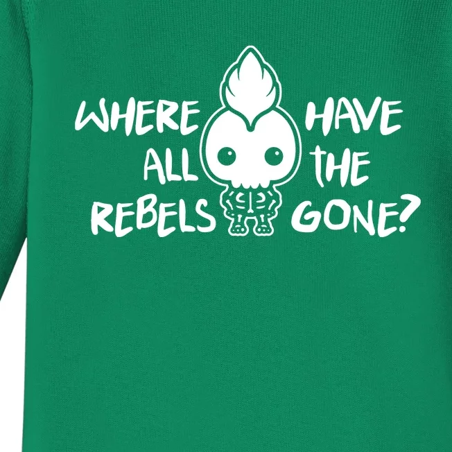 Where Have All The Rebels Gone Baby Long Sleeve Bodysuit