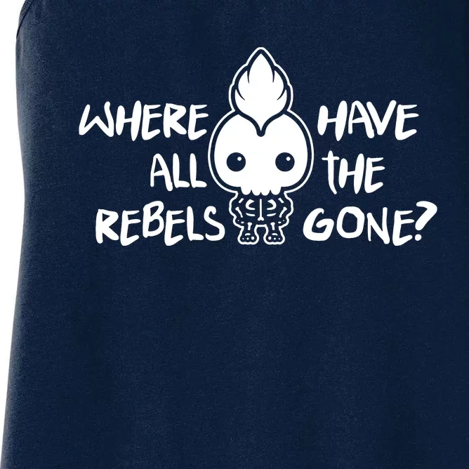 Where Have All The Rebels Gone Women's Racerback Tank