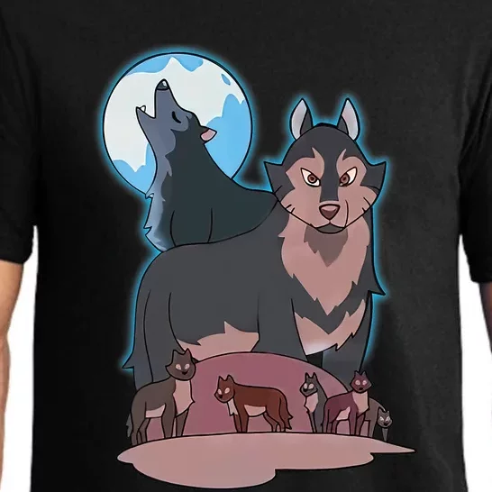 Wolves Howling At The Moon - Wolf Wolves Hunter Pajama Set