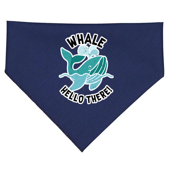 Whale Hello There USA-Made Doggie Bandana