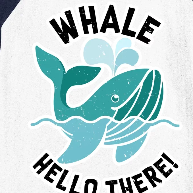 Whale Hello There Baseball Sleeve Shirt