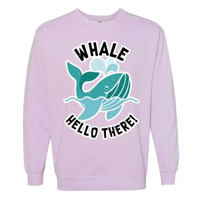 Whale Hello There Garment-Dyed Sweatshirt