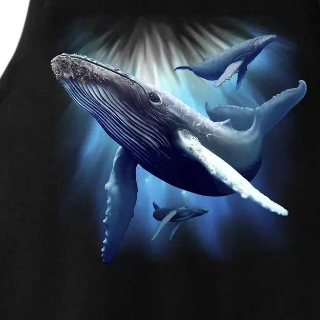 Whales Ladies Tri-Blend Wicking Tank