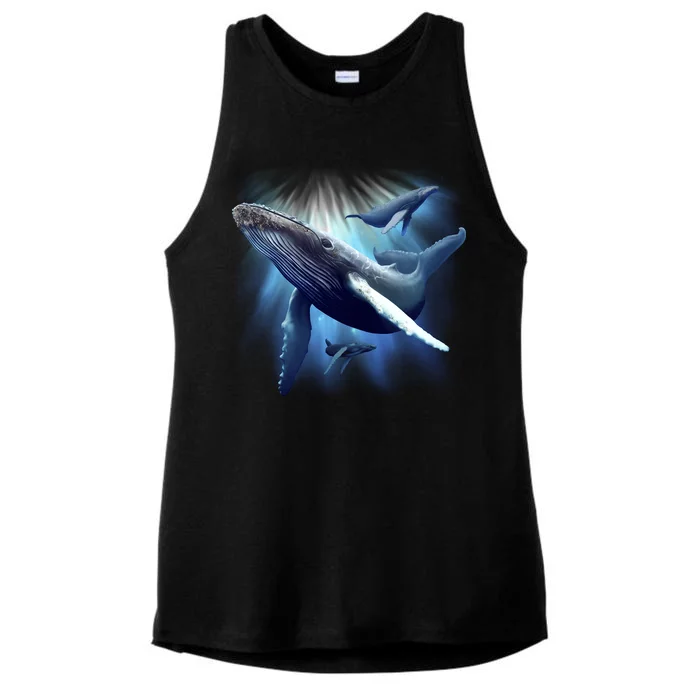 Whales Ladies Tri-Blend Wicking Tank