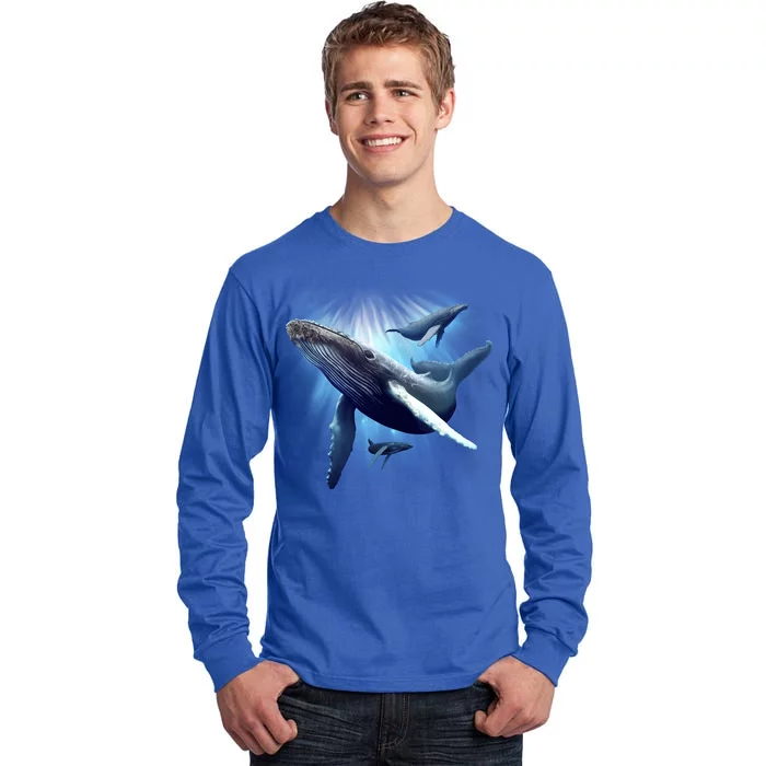 Whales Tall Long Sleeve T-Shirt