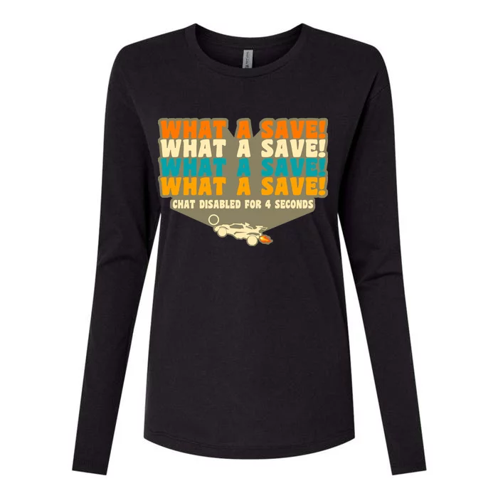 What A Save Rocket Soccer Womens Cotton Relaxed Long Sleeve T-Shirt