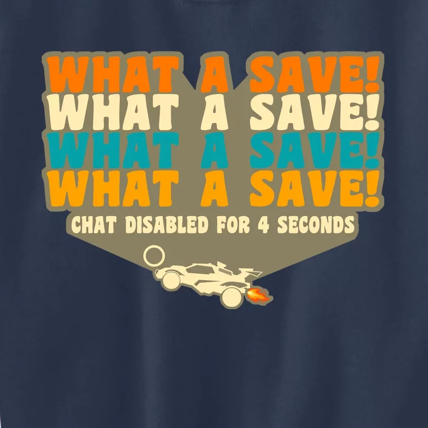 What A Save Rocket Soccer Kids Sweatshirt