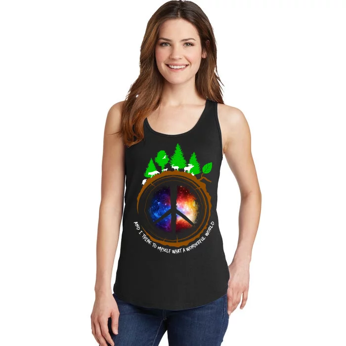 What A Wonderful World Ladies Essential Tank