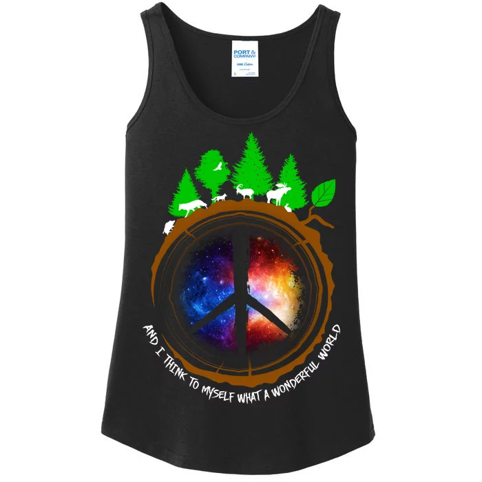 What A Wonderful World Ladies Essential Tank