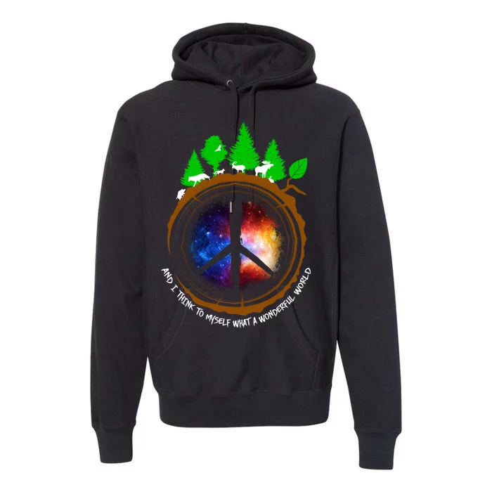 What A Wonderful World Premium Hoodie