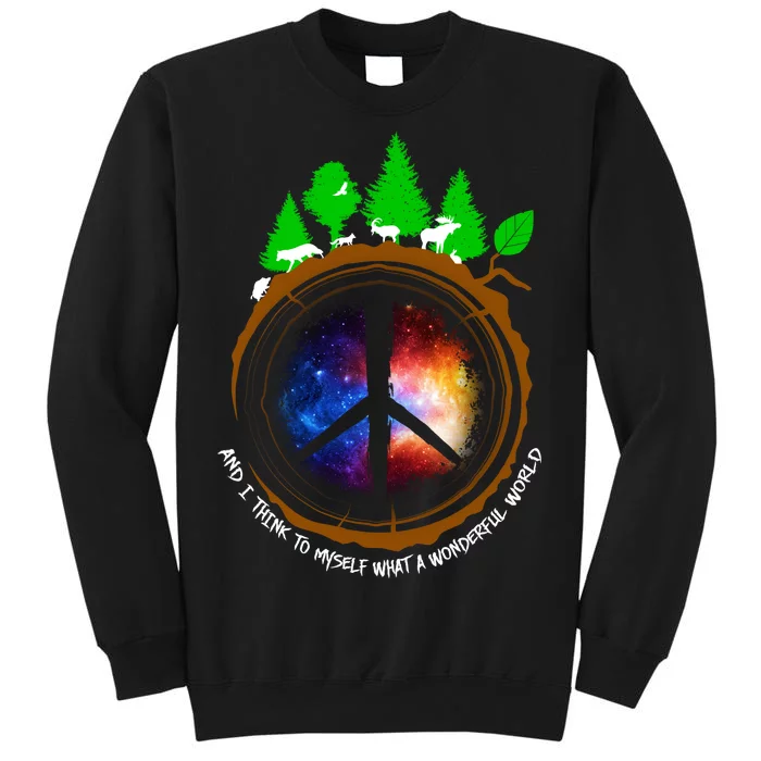 What A Wonderful World Tall Sweatshirt