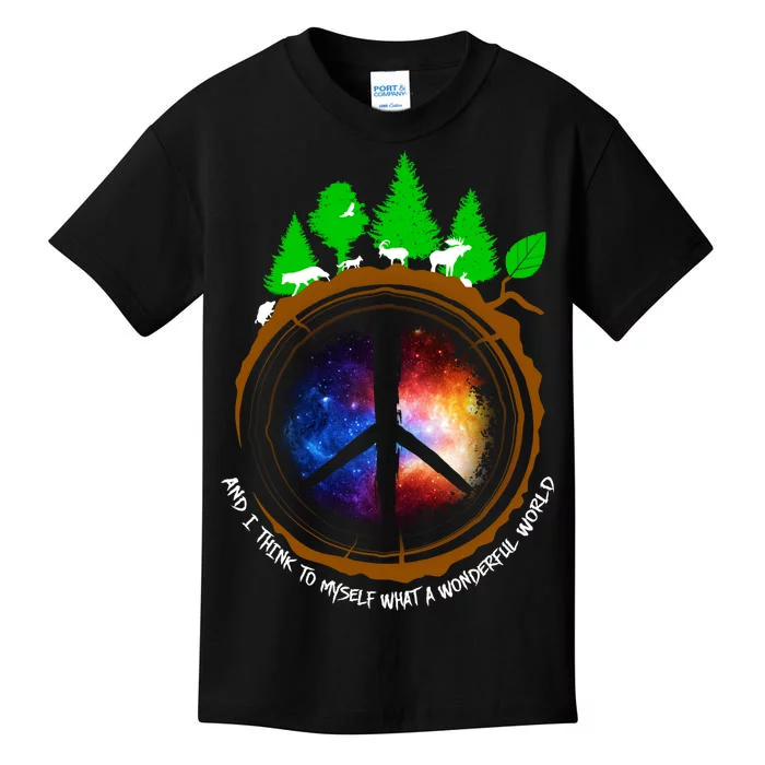 What A Wonderful World Kids T-Shirt