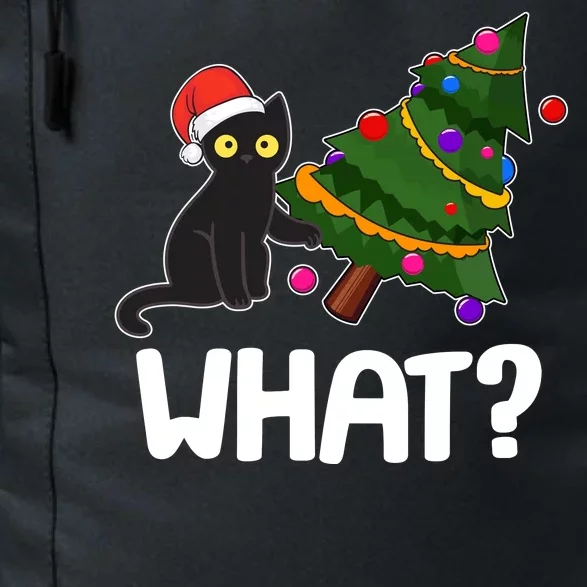 What? Bad Cat Knocking Over Christmas Tree Daily Commute Backpack