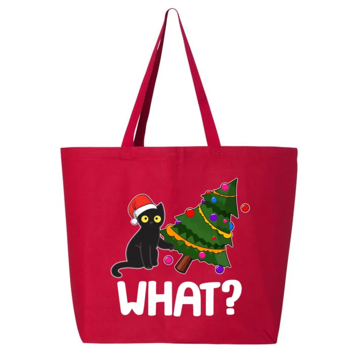 What? Bad Cat Knocking Over Christmas Tree 25L Jumbo Tote