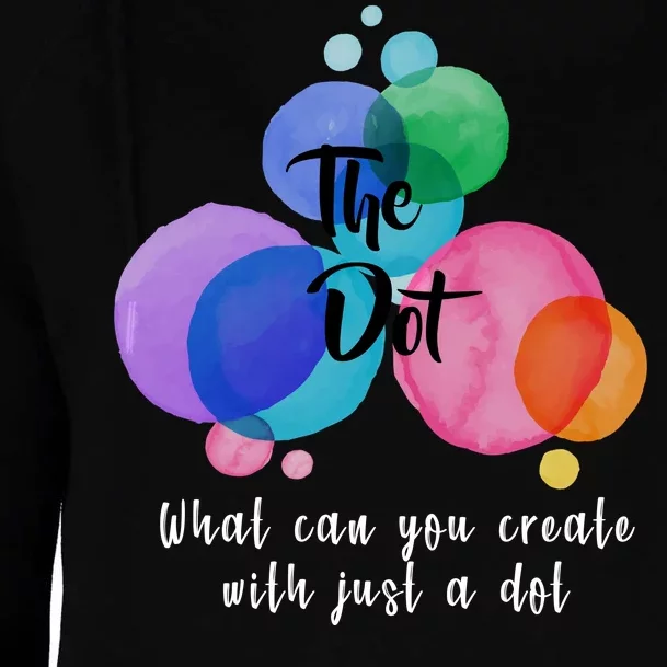 What Can You Create With Just A Dot Womens Funnel Neck Pullover Hood