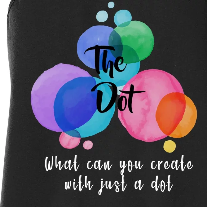 What Can You Create With Just A Dot Women's Racerback Tank