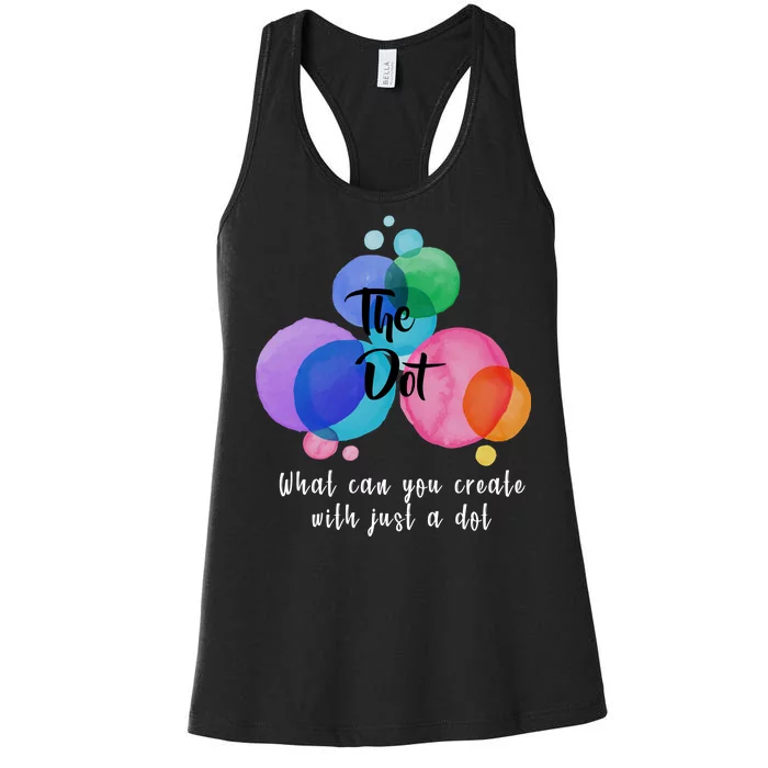 What Can You Create With Just A Dot Women's Racerback Tank