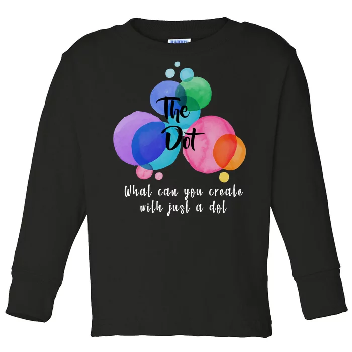 What Can You Create With Just A Dot Toddler Long Sleeve Shirt