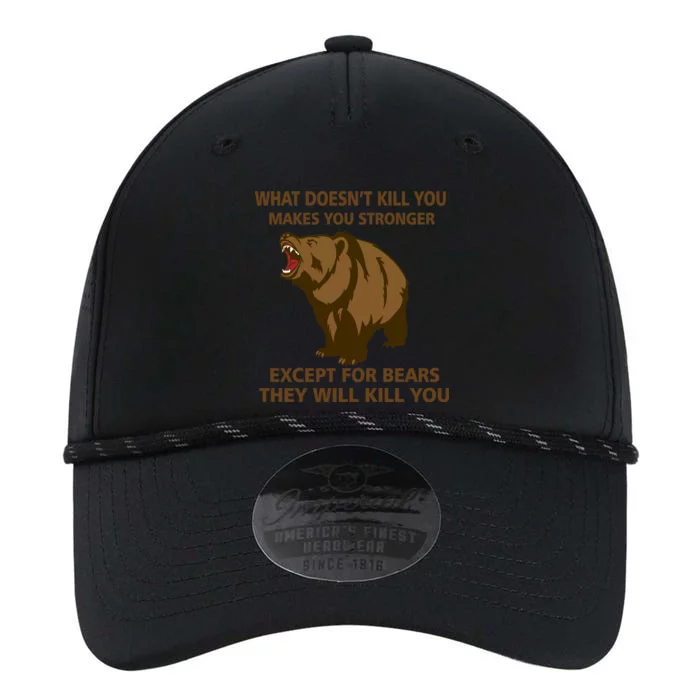 What Doesn't Kill You Makes You Stronger Except For Bears Performance The Dyno Cap