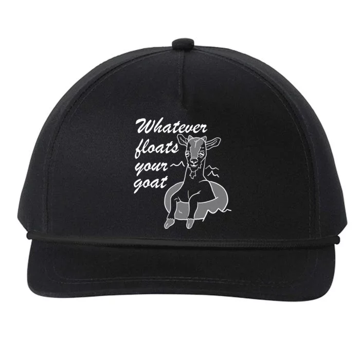 What Ever Floats Your Goat Snapback Five-Panel Rope Hat