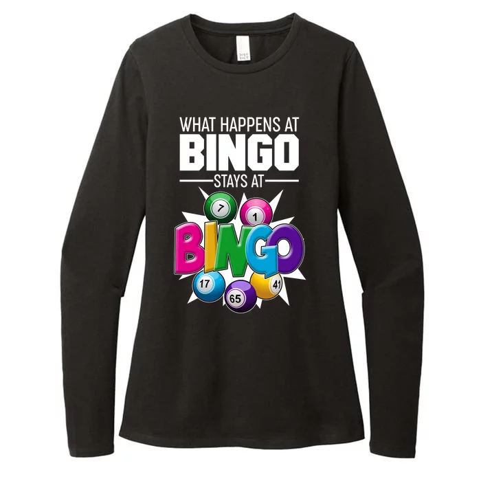 What Happens At Bingo Stays At Bingo Womens CVC Long Sleeve Shirt