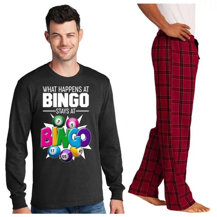 What Happens At Bingo Stays At Bingo Long Sleeve Pajama Set