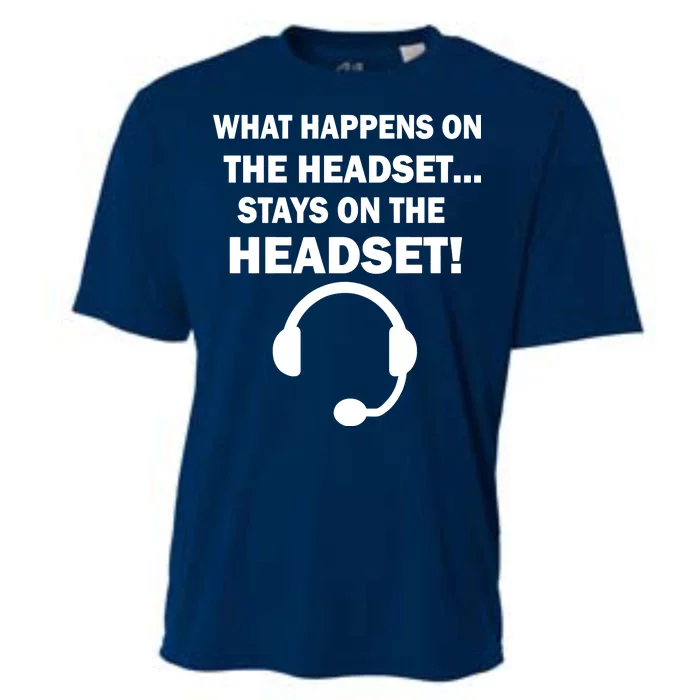 What Happens On The Headset Stays Gamer Cooling Performance Crew T-Shirt