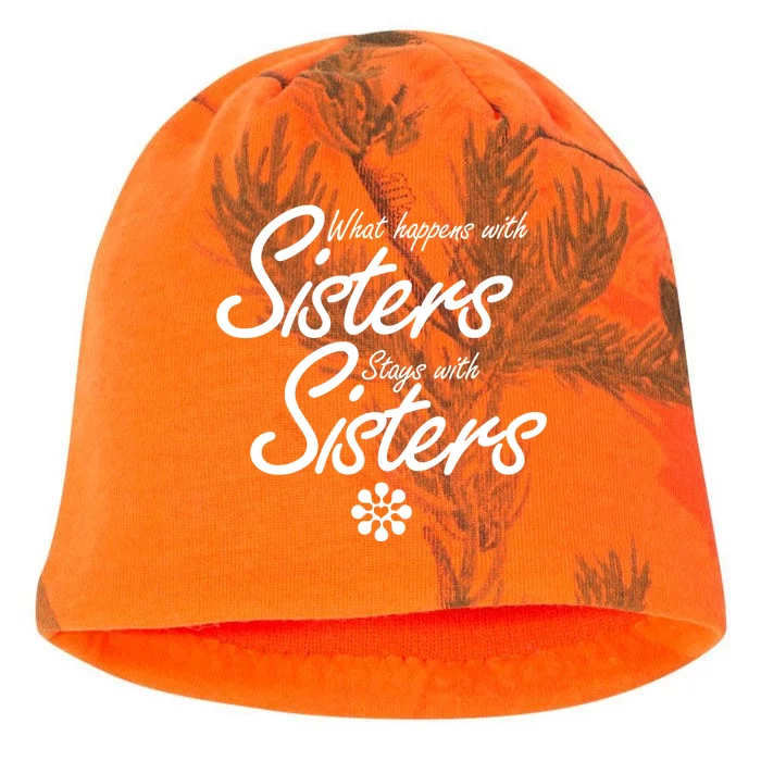 What Happens With Sisters Stays With Sisters Kati - Camo Knit Beanie