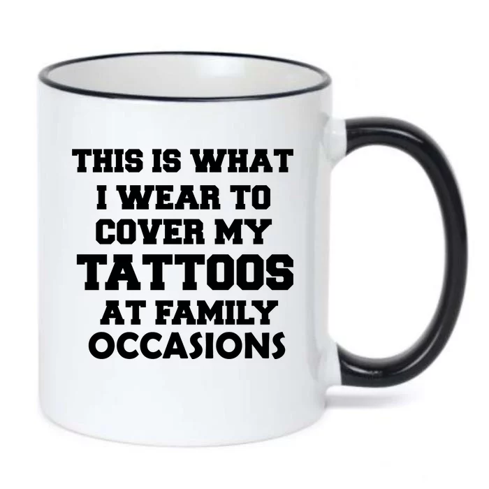 What I Wear To Cover My Tattoos At Family Occasions Black Color Changing Mug