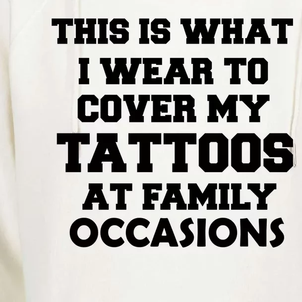 What I Wear To Cover My Tattoos At Family Occasions Womens Funnel Neck Pullover Hood