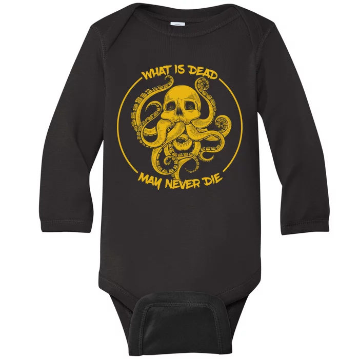 What Is Dead May Never Die Baby Long Sleeve Bodysuit