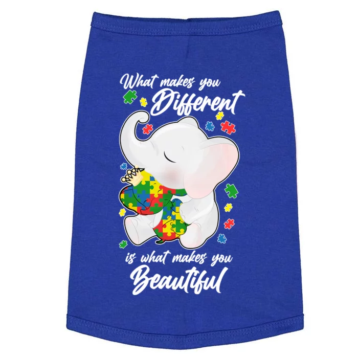 What Makes You Different Is What Makes You Beautiful Autism Doggie Tank