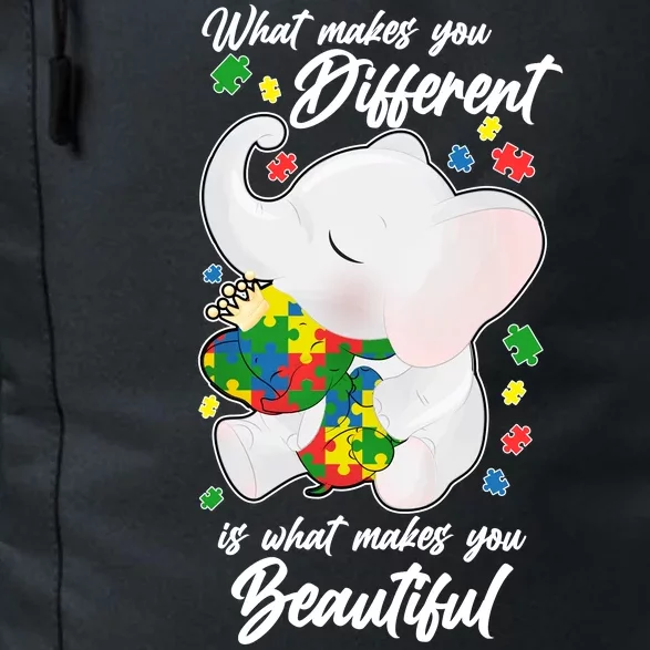 What Makes You Different Is What Makes You Beautiful Autism Daily Commute Backpack