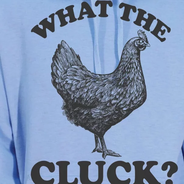 What the Cluck? Funny Chicken Unisex Surf Hoodie