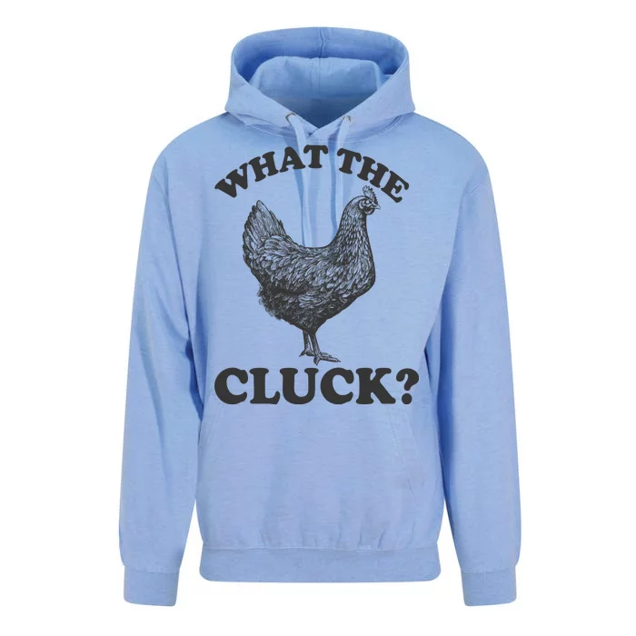 What the Cluck? Funny Chicken Unisex Surf Hoodie