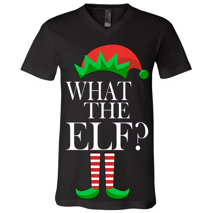 What The Elf Funny Family Matching Christmas V-Neck T-Shirt