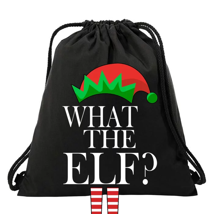 What The Elf Funny Family Matching Christmas Drawstring Bag