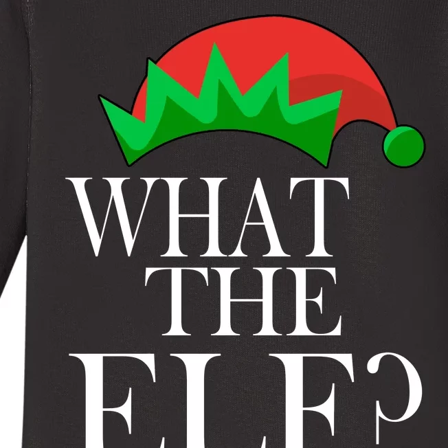 What The Elf Funny Family Matching Christmas Baby Long Sleeve Bodysuit