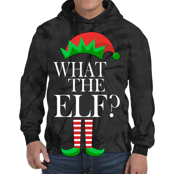 What The Elf Funny Family Matching Christmas Tie Dye Hoodie