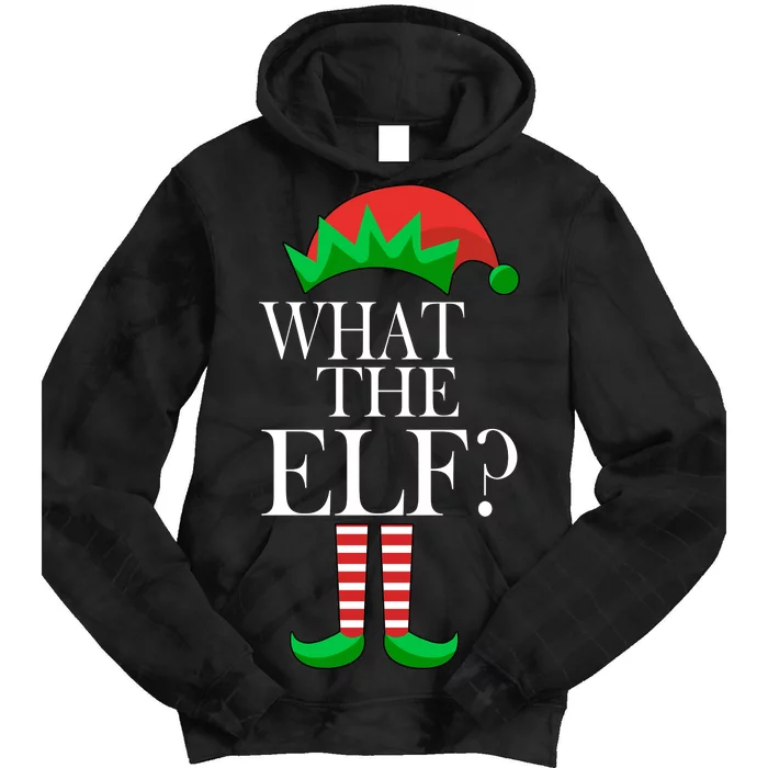 What The Elf Funny Family Matching Christmas Tie Dye Hoodie