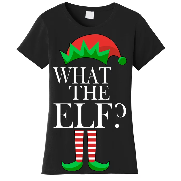 What The Elf Funny Family Matching Christmas Women's T-Shirt