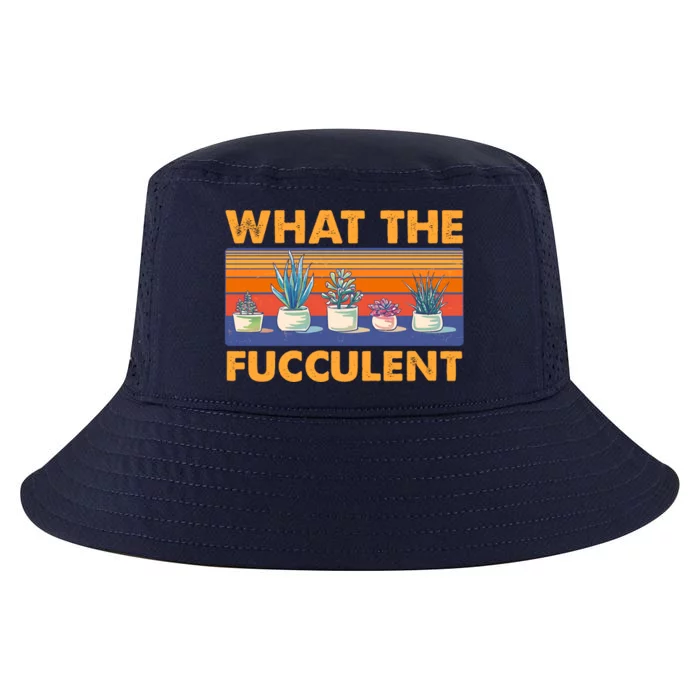 What The Fucculent Succulent Cool Comfort Performance Bucket Hat