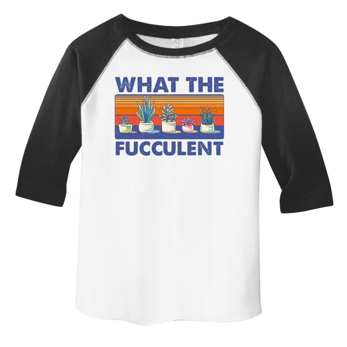 What The Fucculent Succulent Toddler Fine Jersey T-Shirt