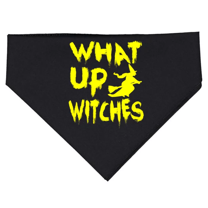 What Up Witches USA-Made Doggie Bandana